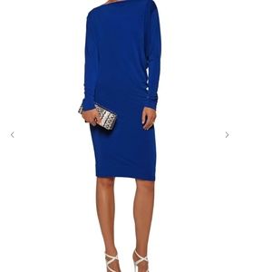 draped stretch-crepe dress By Malene Birger